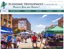 Tablet Screenshot of growjanesville.com